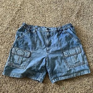 jean cargo shorts